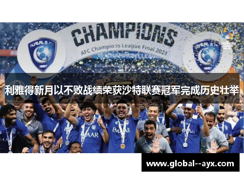 利雅得新月以不败战绩荣获沙特联赛冠军完成历史壮举 利雅得新月以不败战绩荣获沙特联赛冠军完成历史壮举